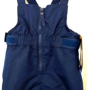 NWT CHEROKEE Snow Bib Navy Voyage Kids Size 12 Months